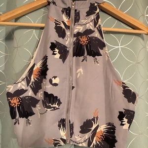 Crop floral top